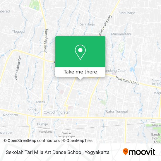 Sekolah Tari Mila Art Dance School map