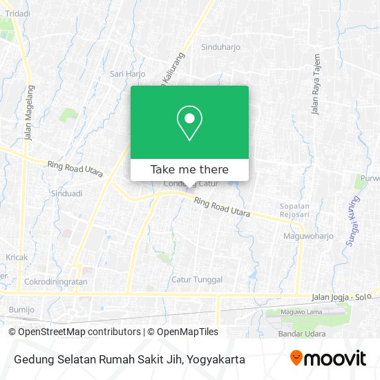 Gedung Selatan Rumah Sakit Jih map