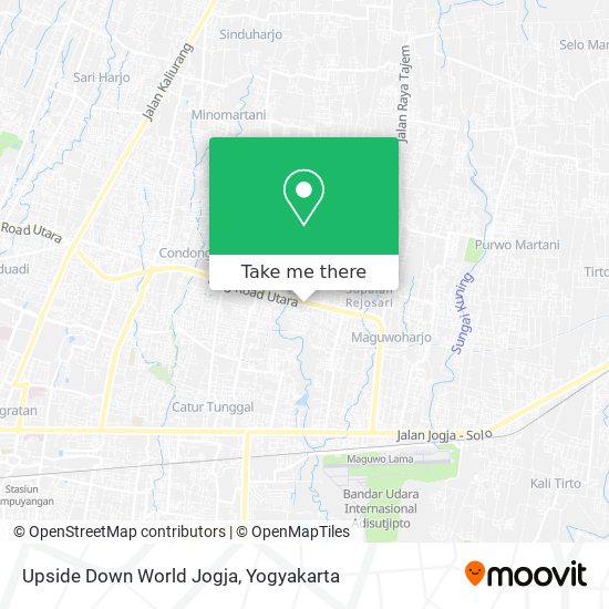 Upside Down World Jogja map