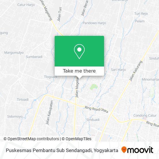 Puskesmas Pembantu Sub Sendangadi map