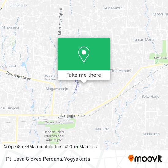 Pt. Java Gloves Perdana map