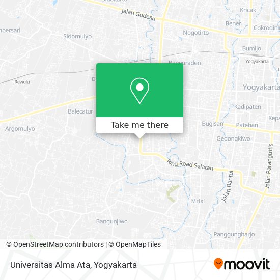 Universitas Alma Ata map