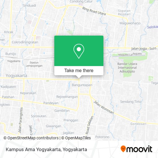 Kampus Ama Yogyakarta map