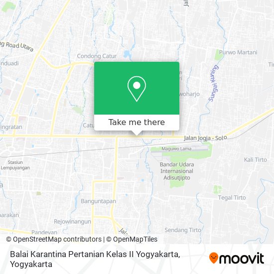 Balai Karantina Pertanian Kelas II Yogyakarta map