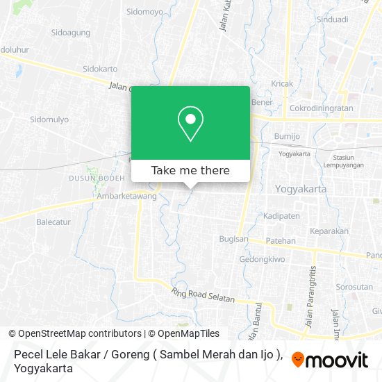 Pecel Lele Bakar / Goreng ( Sambel Merah dan Ijo ) map