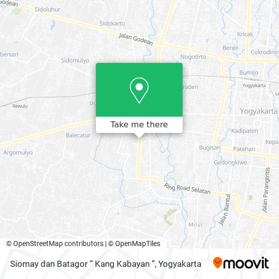 Siomay dan Batagor ” Kang Kabayan ” map