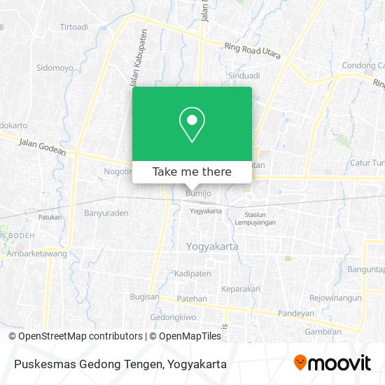 Puskesmas Gedong Tengen map