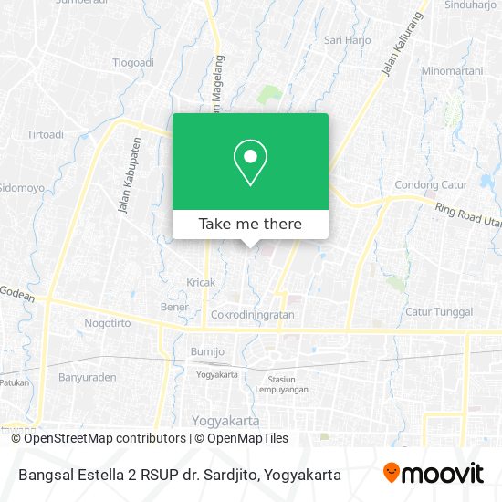 Bangsal Estella 2 RSUP dr. Sardjito map