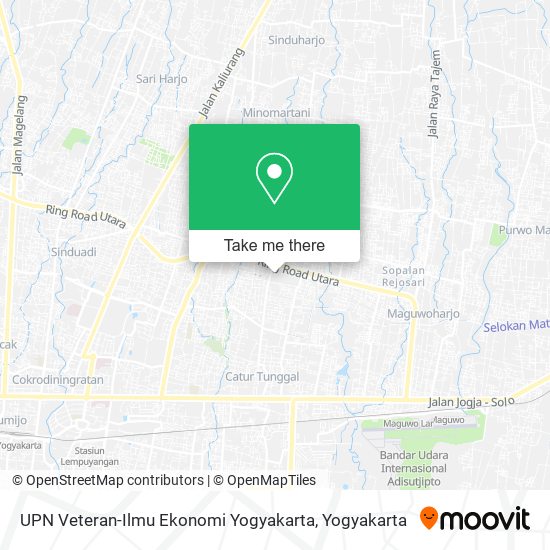 UPN Veteran-Ilmu Ekonomi Yogyakarta map