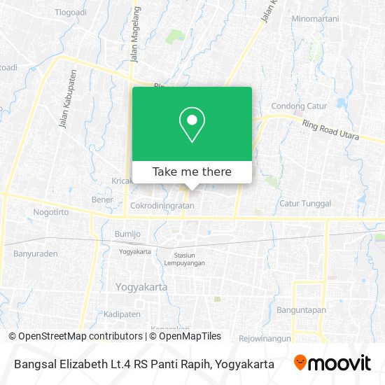 Bangsal Elizabeth Lt.4 RS Panti Rapih map