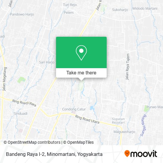 Bandeng Raya I-2, Minomartani map
