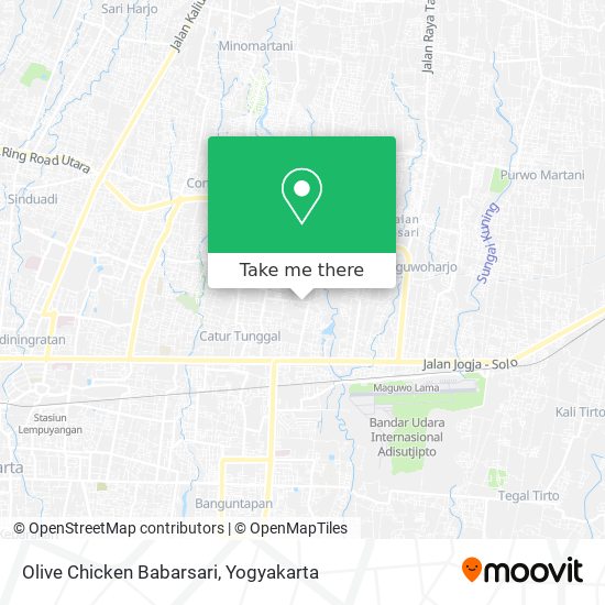 Olive Chicken Babarsari map