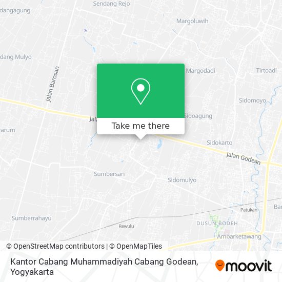 Kantor Cabang Muhammadiyah Cabang Godean map