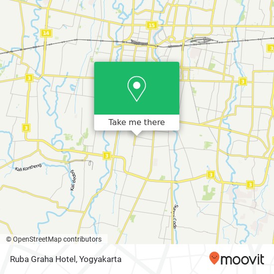 Ruba Graha Hotel map