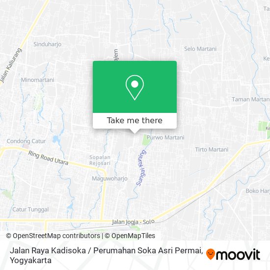 Jalan Raya Kadisoka / Perumahan Soka Asri Permai map