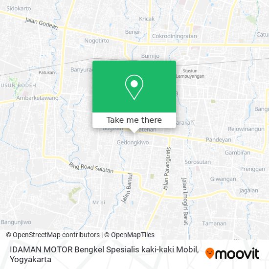 IDAMAN MOTOR Bengkel Spesialis kaki-kaki Mobil map
