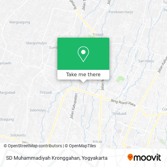 SD Muhammadiyah Kronggahan map