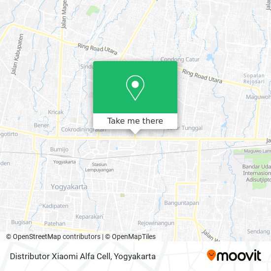 Distributor Xiaomi Alfa Cell map
