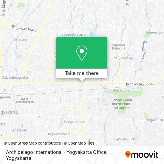 Archipelago International - Yogyakarta Office map