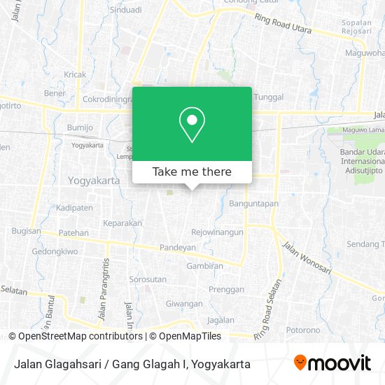 Jalan Glagahsari / Gang Glagah I map