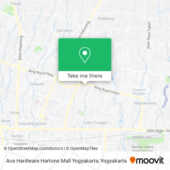 Ace Hardware Hartono Mall Yogyakarta map