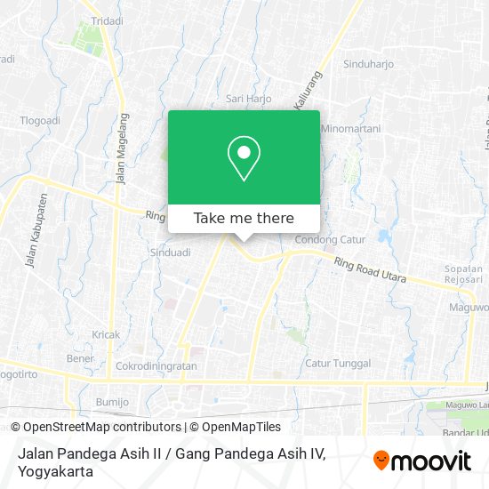 Jalan Pandega Asih II / Gang Pandega Asih IV map