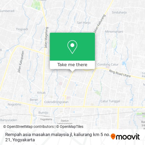 Rempah asia masakan malaysia jl, kaliurang km 5 no. 21 map