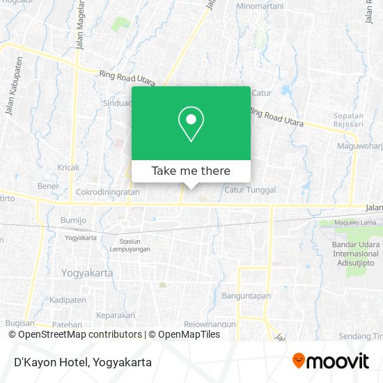 D'Kayon Hotel map