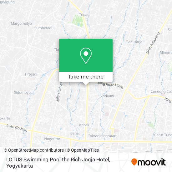 LOTUS Swimming Pool the Rich Jogja Hotel map