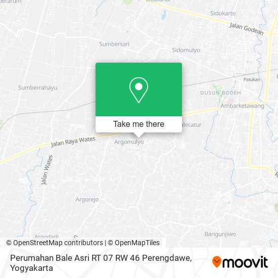 Perumahan Bale Asri RT 07 RW 46 Perengdawe map