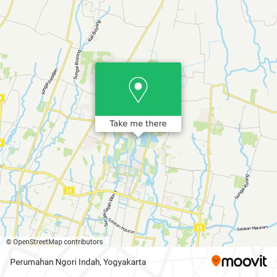 Perumahan Ngori Indah map
