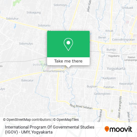 International Program Of Governmental Studies (IGOV) - UMY map