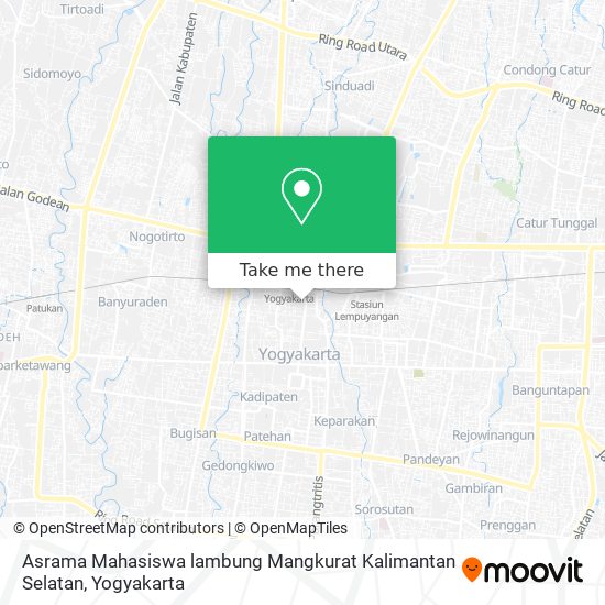 Asrama Mahasiswa lambung Mangkurat Kalimantan Selatan map