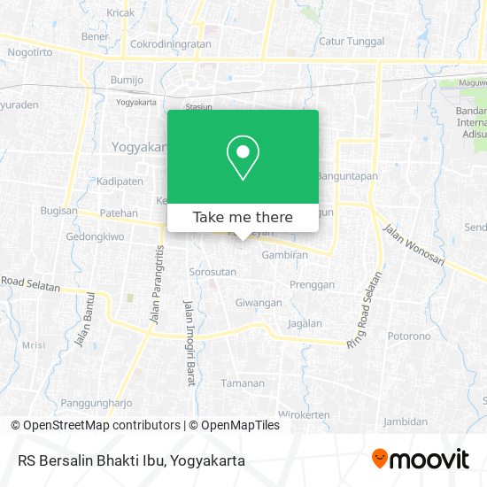 RS Bersalin Bhakti Ibu map