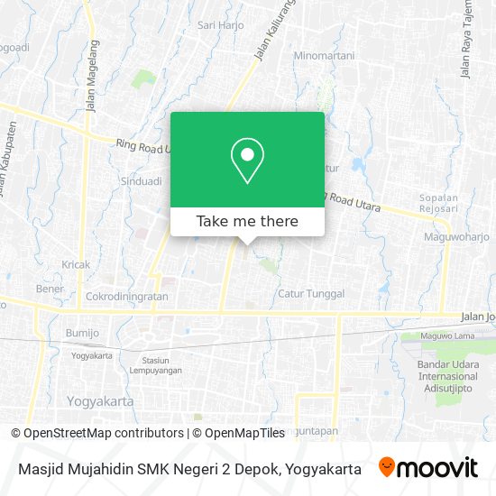 Masjid Mujahidin SMK Negeri 2 Depok map