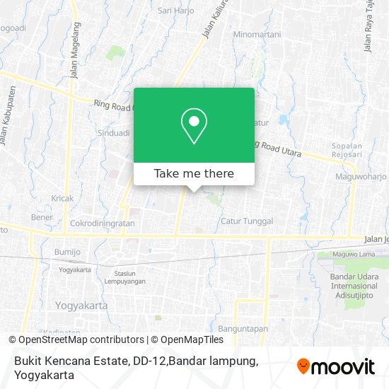 Bukit Kencana Estate, DD-12,Bandar lampung map