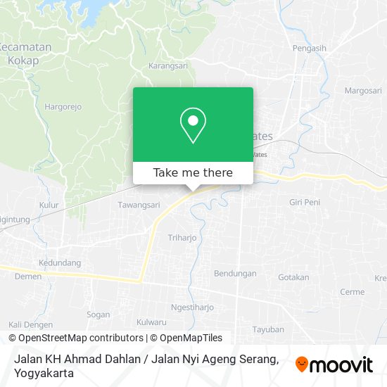 Jalan KH Ahmad Dahlan / Jalan Nyi Ageng Serang map