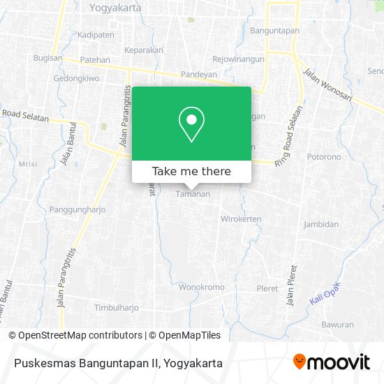 Puskesmas Banguntapan II map