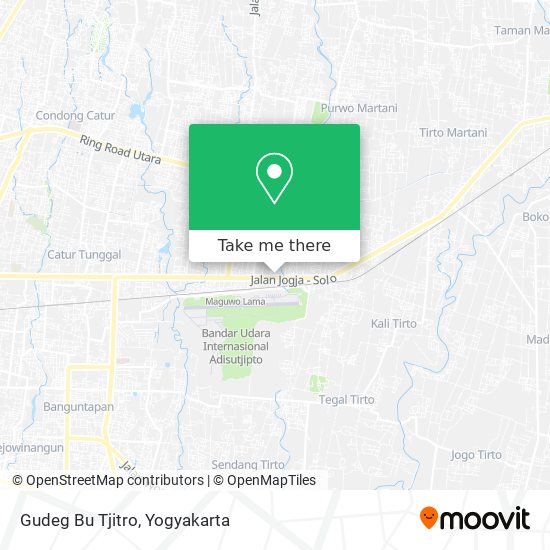 Gudeg Bu Tjitro map