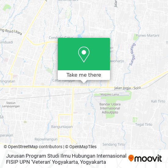 Jurusan Program Studi Ilmu Hubungan Internasional FISIP UPN 'Veteran' Yogyakarta map