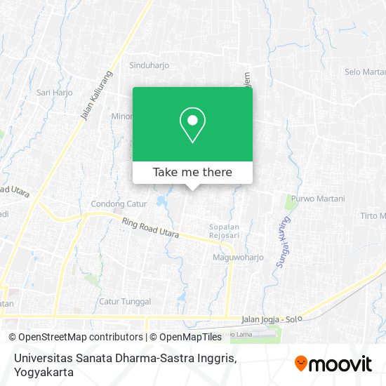 Universitas Sanata Dharma-Sastra Inggris map