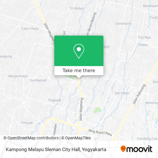 Kampong Melayu Sleman City Hall map