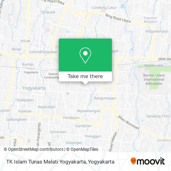TK Islam Tunas Melati Yogyakarta map