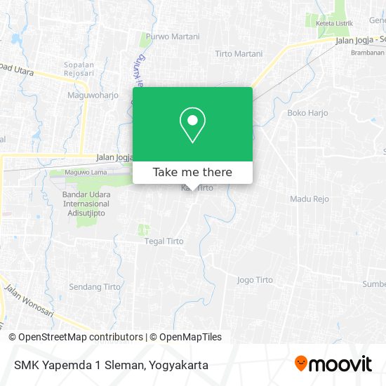 SMK Yapemda 1 Sleman map