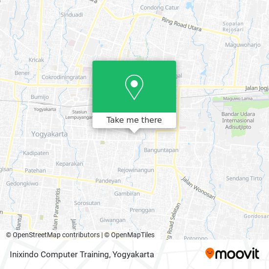 Inixindo Computer Training map