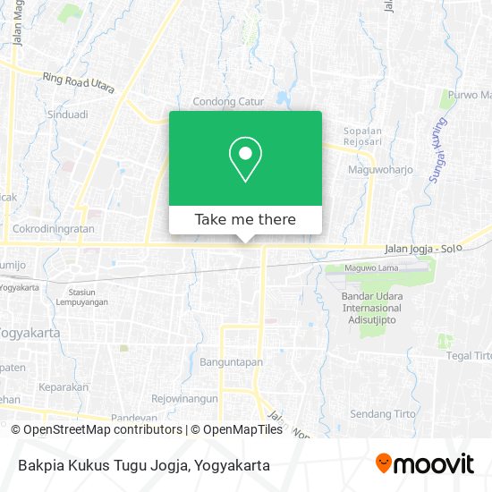 Bakpia Kukus Tugu Jogja map