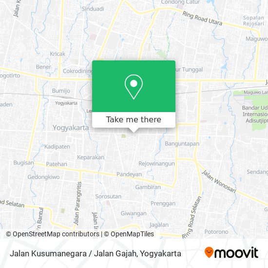 Jalan Kusumanegara / Jalan Gajah map