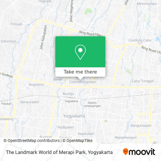 The Landmark World of Merapi Park map