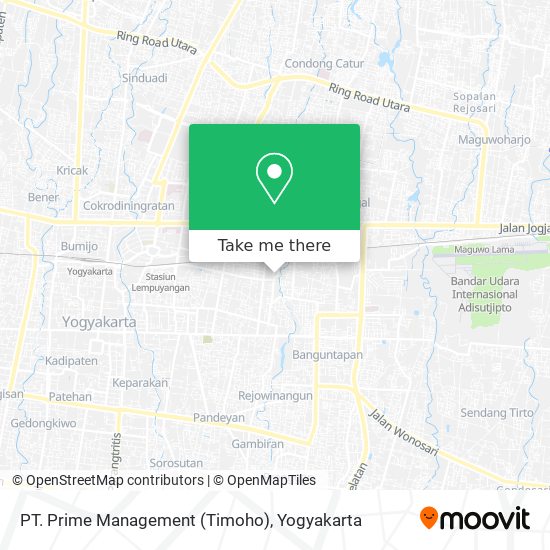 PT. Prime Management (Timoho) map