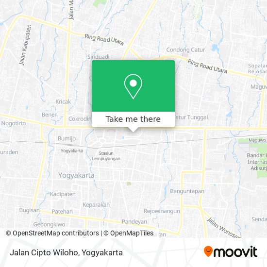 Jalan Cipto Wiloho map